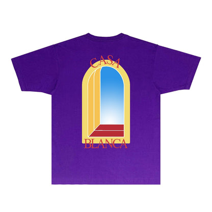 Casablanca T Shirts Fashion Print Street