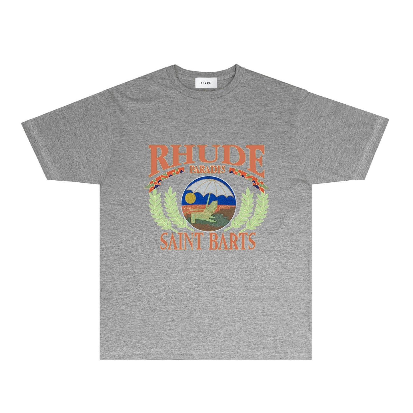 Rhude T Shirts Printed Trendy Pure Cotton
