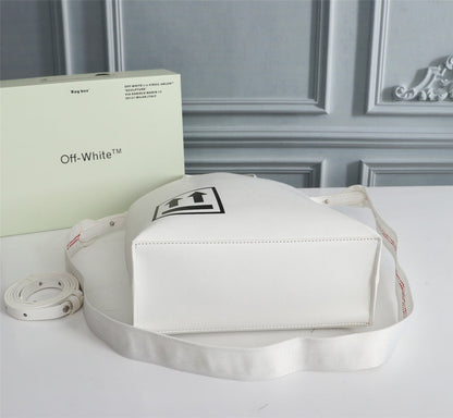 Off White Bag Casual Outdoor Convenient Tote Bag