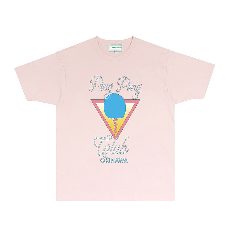 Casablanca T Shirts Fashion Print Street
