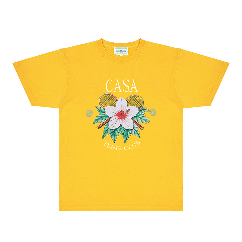 Casablanca T Shirts Fashion Print Street