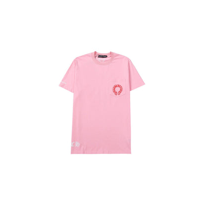 CHH Chrome Heart T Shirts Horseshoe Stacked Cross Short Sleeve T-Shirt