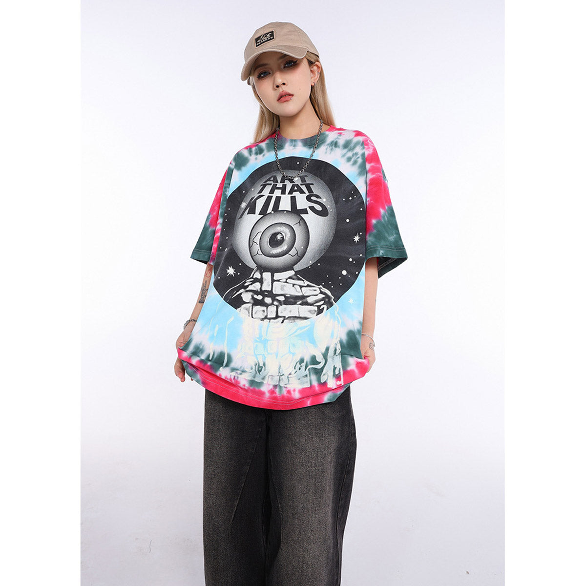 Unisex T-Shirts GALLERY DEPT Tie-dye Painted T-Shirt