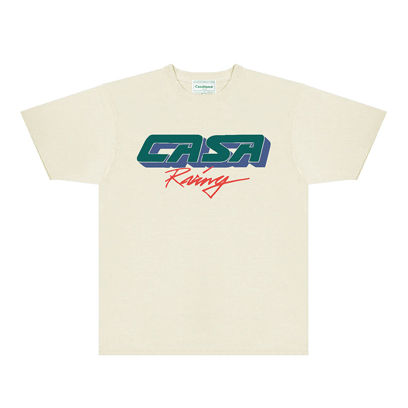 Casablanca T Shirts Fashion Print Street